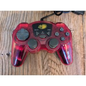 Mad Catz Dual Force Red Game Controller For PlayStation 2 PS2 Gaming Console